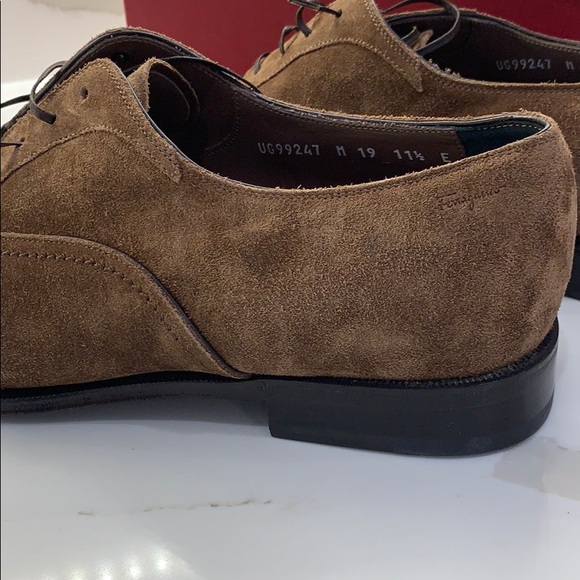 Salvatore Ferragamo 11.5E suede brown - Picture 2 of 7